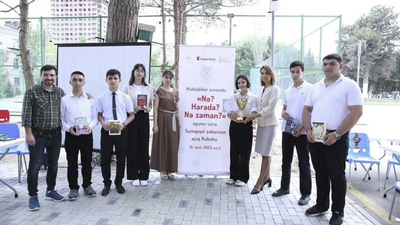 Sumqayıtda keçirilən intellektual oyunun qalibləri müəyyənləşib
