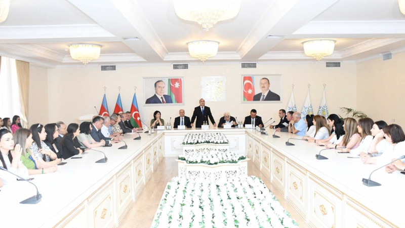 Sumqayıtda “Əbədi ömrün yüz ili” kitabının təqdimatı baş tutub