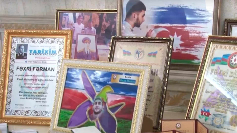 Şəhid rəssam Rauf İbadovun sərgisi təşkil olunub