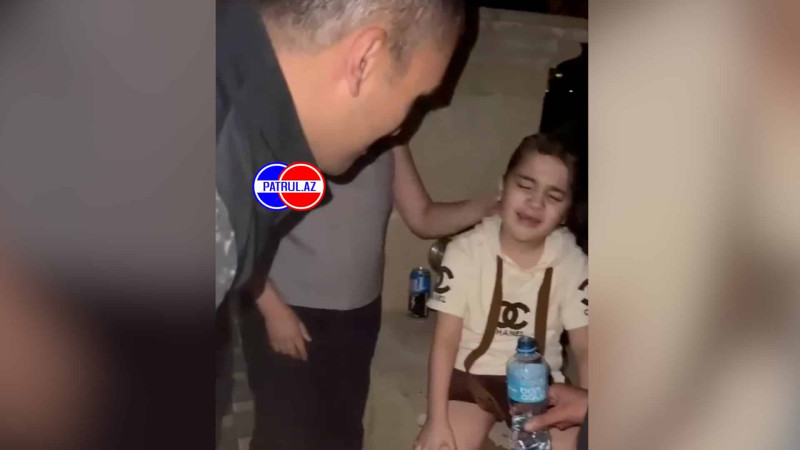 Sumqayıt bulvarında uşaq attraksiondan yıxılıb