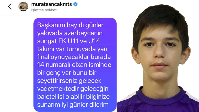 “Sumqayıt”ın 14 yaşlı futbolçusu skautların diqqət mərkəzində