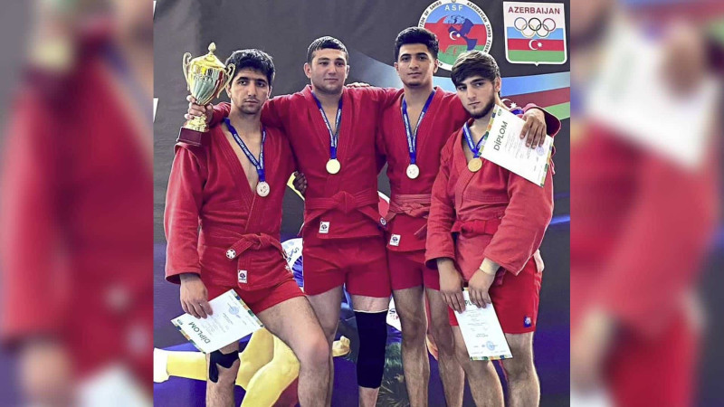 Sumqayıtlı samboçular 12 medal qazanıblar