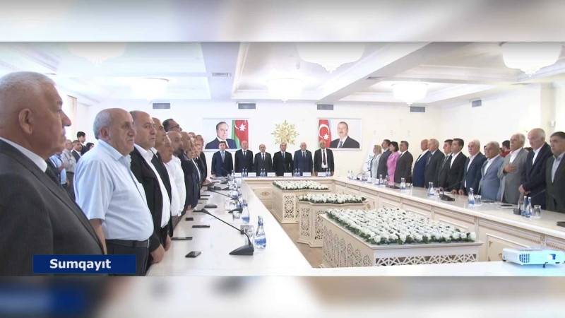 Sumqayıtda Qərbi Azərbaycan İcmasının görüşü təşkil olunub