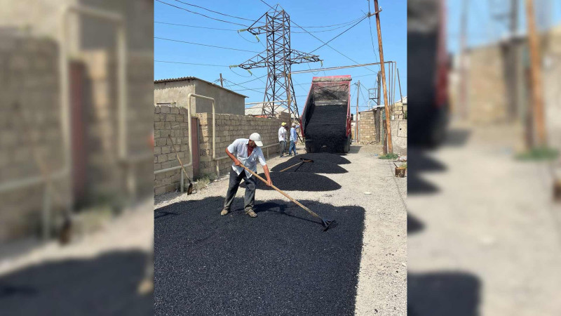 Şəhid Nicat Nəbiyevin adını daşıyan küçə asfaltlanır