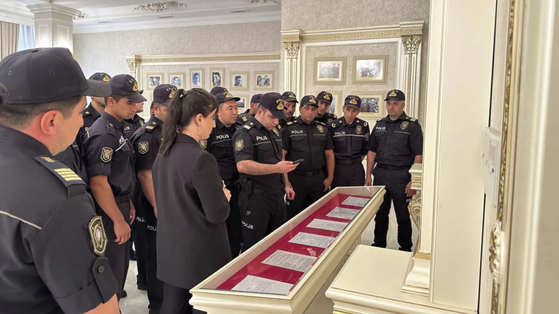 Sumqayıt Mühafizə İdarəsinin əməkdaşları üçün ekskursiya keçirilib