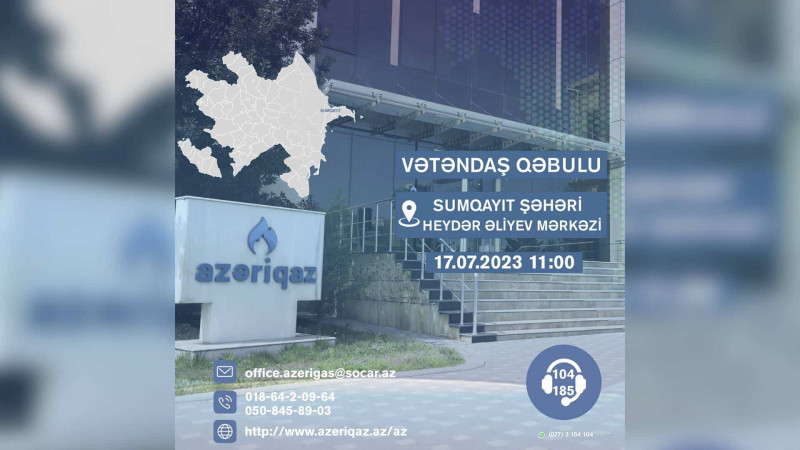 “Azəriqaz” İB-nin rəhbərliyi sakinlərlə görüşəcək