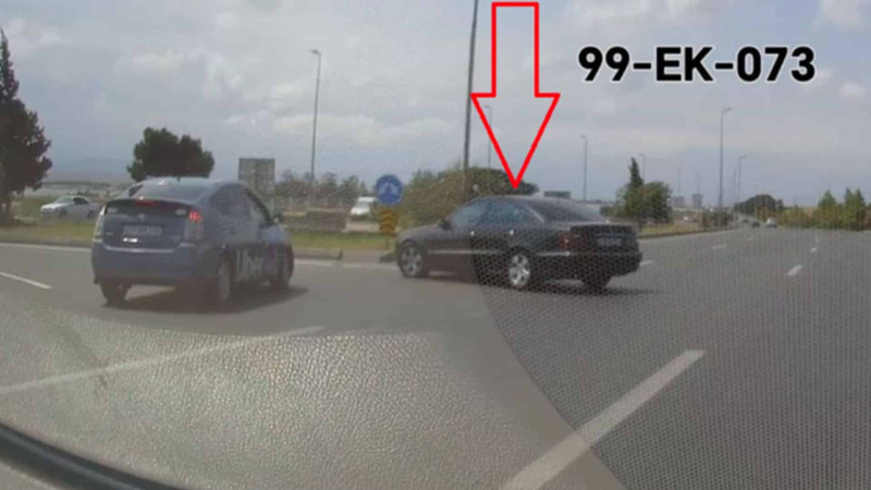 Saray postunun yanında diqqətsiz sürücü ətrafdakılara qorxulu anlar yaşadıb