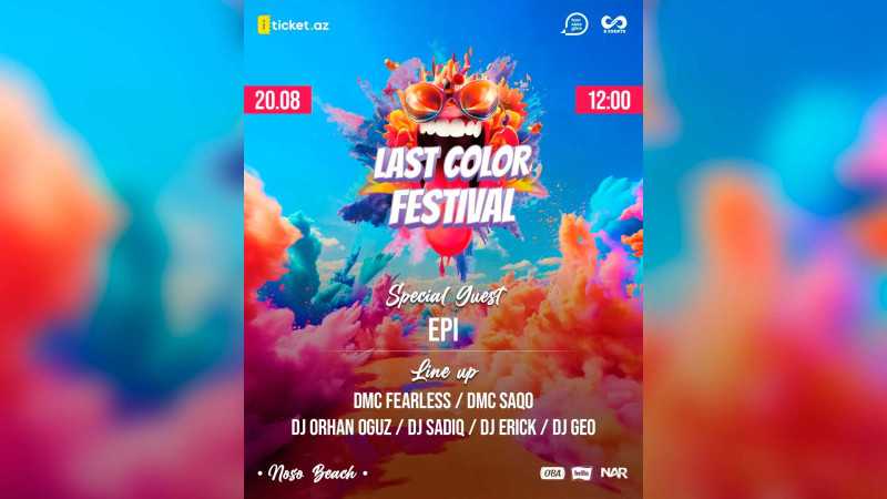 Novxanıda yayın son “Color Festival”ı keçiriləcək
