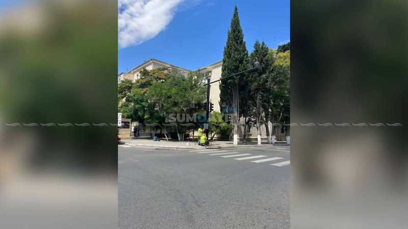 Polad Həşimov küçəsində yeni işıqfor quraşdırılıb