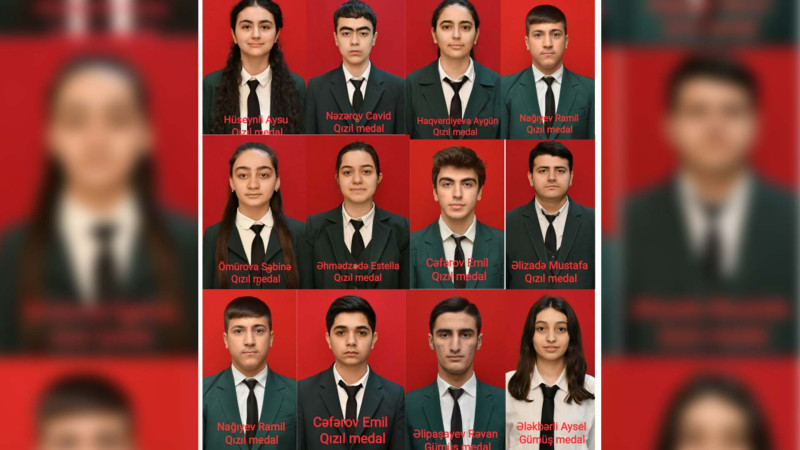 Sumqayıtlı şagirdlər fərqlənmə nişanlarına layiq görülüblər