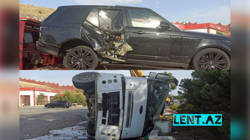 Sarayda aşan zibil maşını “Range Rover”lə toqquşubmuş – TƏFƏRRÜATLAR