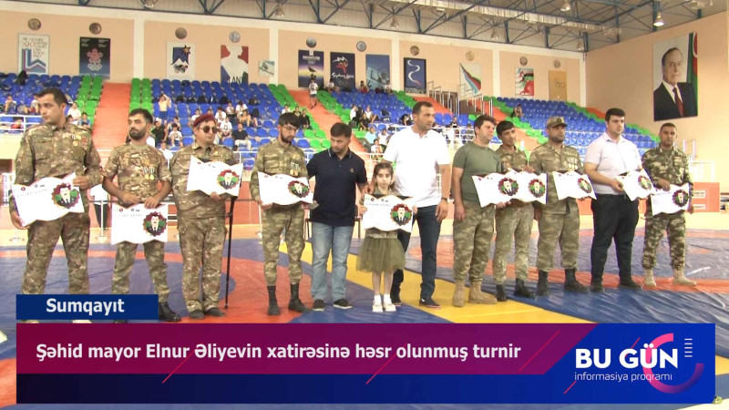 Şəhid mayor Elnur Əliyevin xatirəsinə həsr olunmuş güləş turniri yekunlaşıb