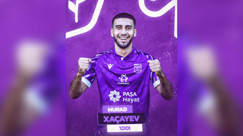 “Sumqayıt”ın futbolçusu peşəkar yubileyini qeyd edib