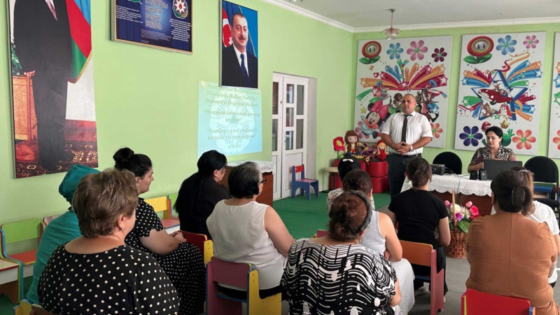 FHN uşaq bağçasında maarfiləndirmə aparıb