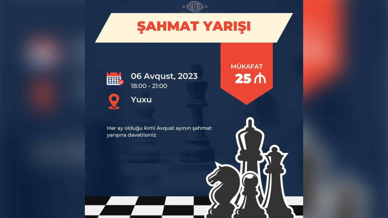 “Yuxu”da şahmat yarışı təşkil olunacaq