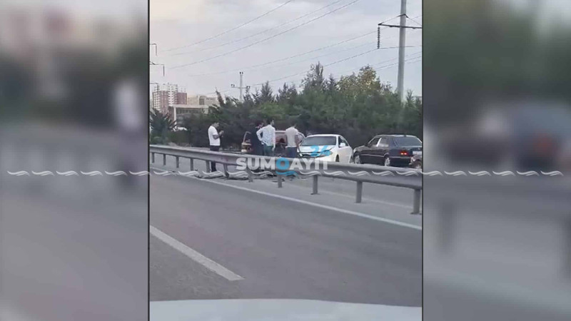 Bakı-Sumqayıt yolu: 2 maşın toqquşub