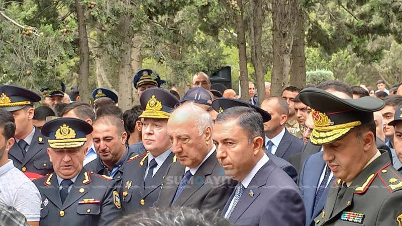 Şəhid polis serjantı Ramil Şirinov torpağa tapşırılıb