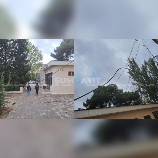 Yüksək gərginlikli kabel insanları qorxuda saxlayır