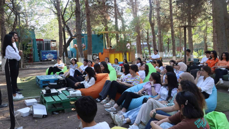 Bələdiyyə parkında maarifləndirici təlim baş tutub