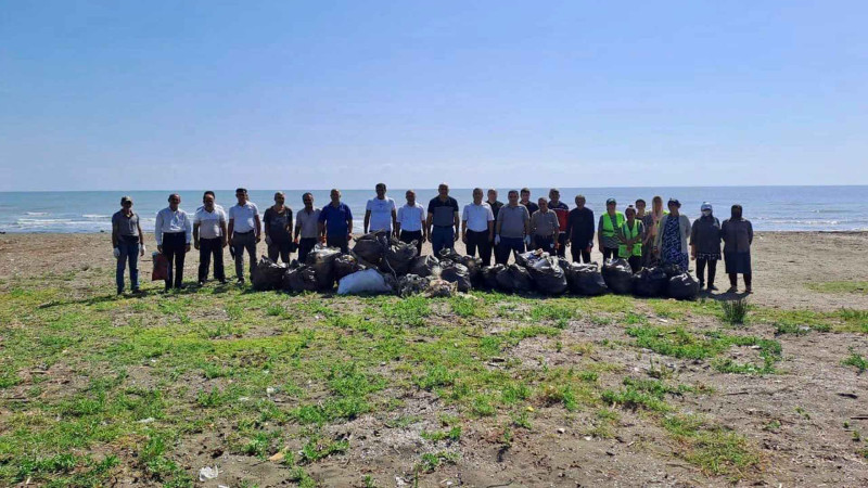 Xəzər dənizinin sahil zolağında ekoaksiya təşkil olunub