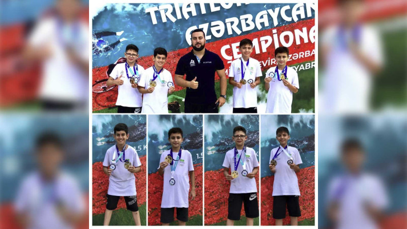 İdmançılarımız triatlon idman növü üzrə çempionatda yüksək nəticə əldə ediblər