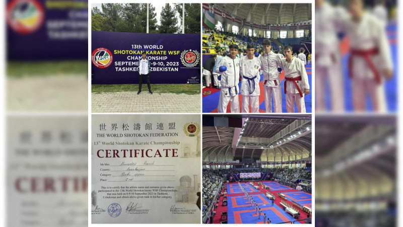 Karateçimiz WSF dünya çempionatının ikincisi olub