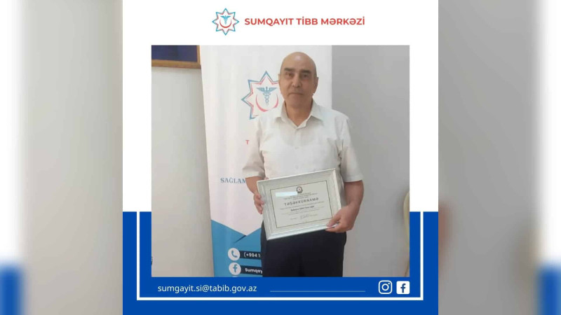 Əməkdar həkim Sehri Babayev təltif olunub