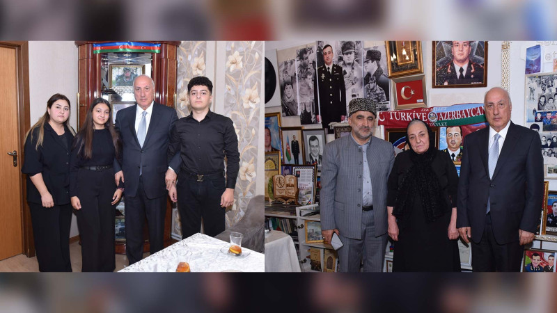 İcra başçısı şəhid ailələrinin qayğıları ilə maraqlanıb