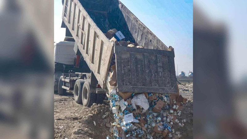 Sumqayıtda 28 ton süd məhsulları məhv edilib