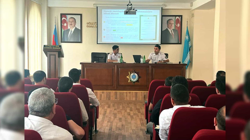 Sumqayıtda gömrük təmsilçiləri ilə görüş olub