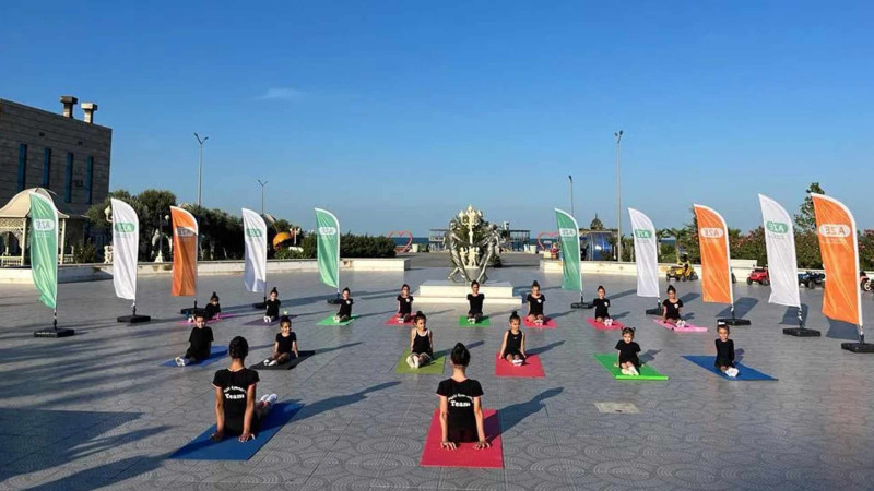 Bədii gimnastika üzrə nümunəvi çıxışlar təşkil edilib