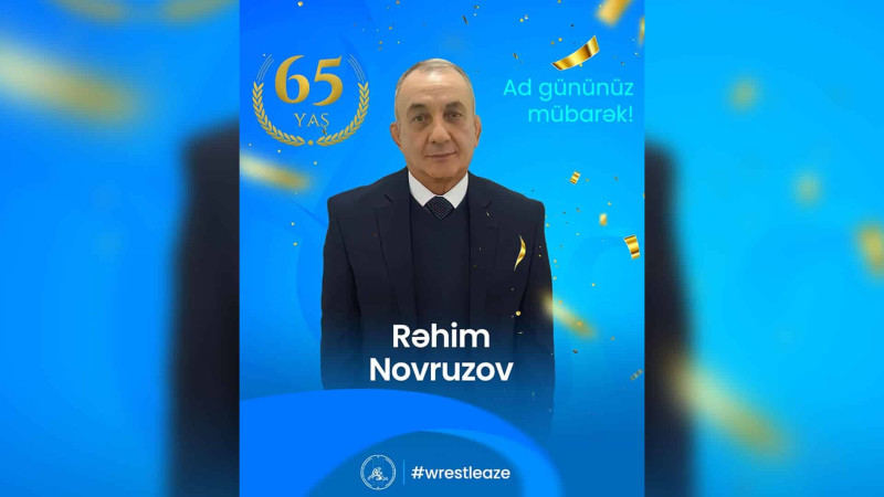 Sumqayıtda güləşi inkişaf etdirən Rəhim Novruzovun yubileyi olub