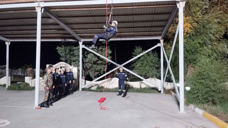 FHN-in Sumqayıt Regional Mərkəzinin gecə təlimi baş tutub