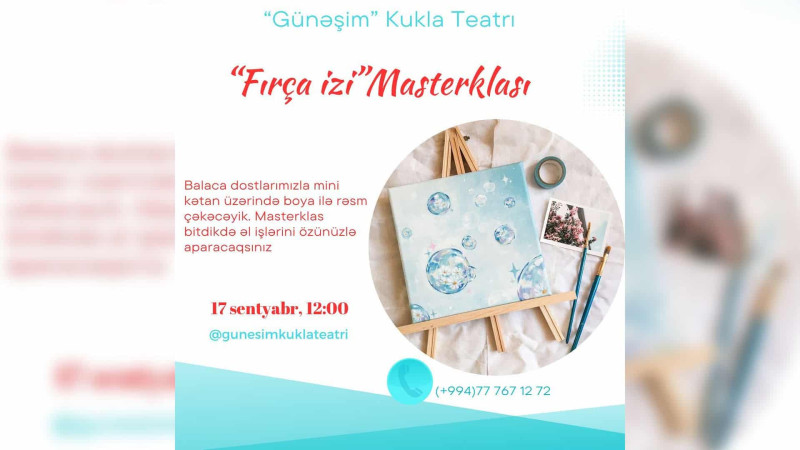 Uşaqlar üçün əyləncəli master-klas hazırlanır