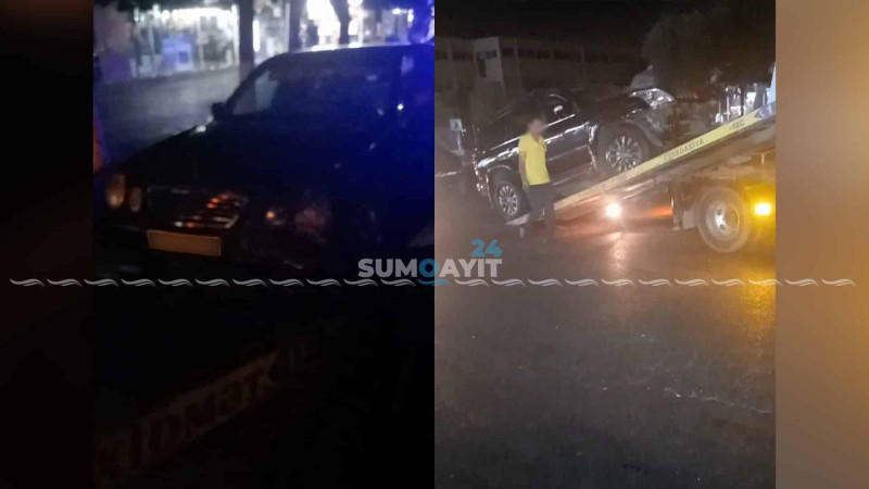 “Cavid mall”un qarşısında qəza: sürücü bıçaqla hədələnib
