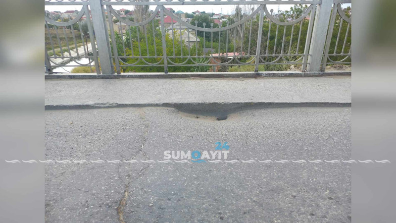 “Saray” körpüsü qəzalı vəziyyətdədir