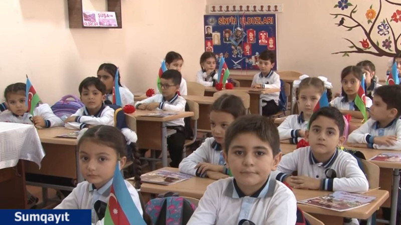 Sumqayıt məktəbində Anım Günü silsilə tədbirlərlə qeyd olunub