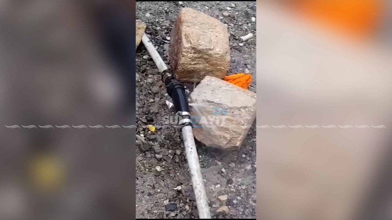 Sumqayıtda su xətti “xüsusi” üsulla təmir edilir