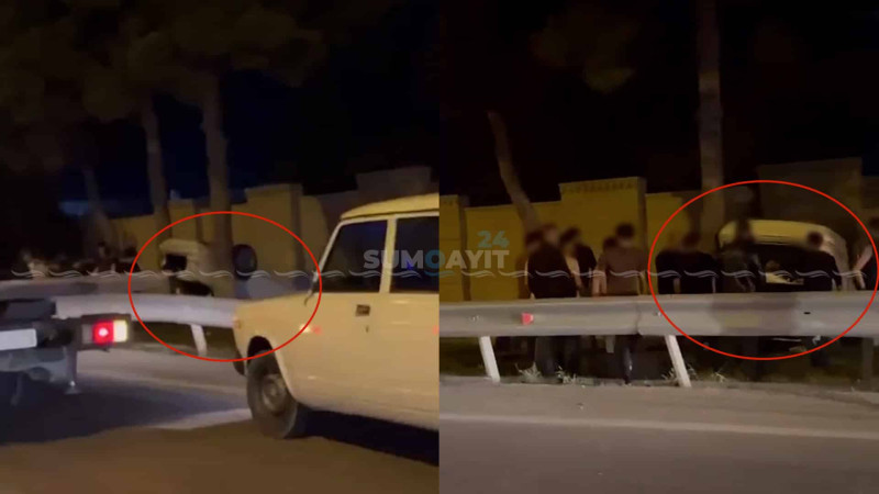 İdarəetməni itərən sürücü avtomobili aşırıb