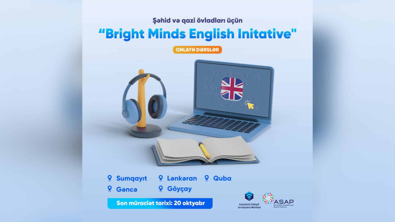 Şəhid və qazi övladlarına ingilis dilini təkmilləşdirmək imkanı