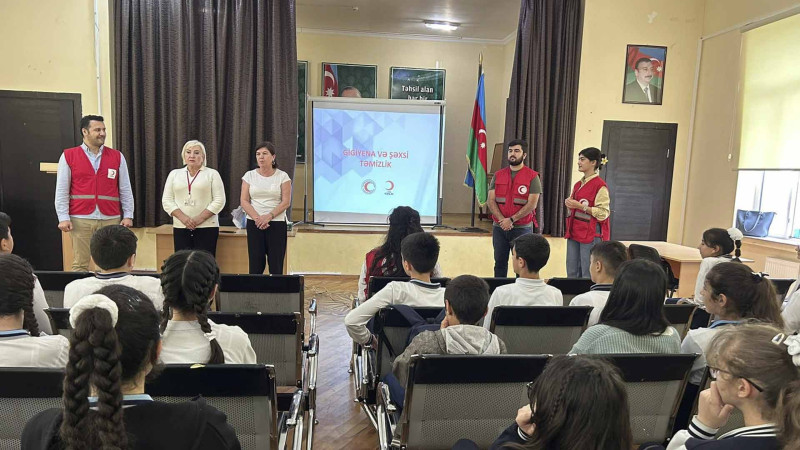 Sumqayıtda “Gigiyena və şəxsi təmizlik” mövzusunda tədbir təşkil olunub