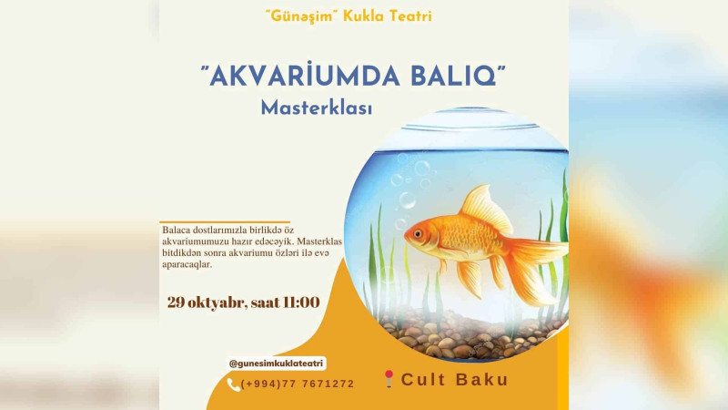 ”Günəşim” Kukla Teatrı Bakıya gəlir