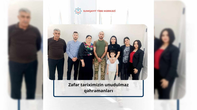 Tibb işçiləri qazinin səhhəti ilə maraqlanıblar