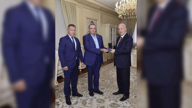 Çerkassı şəhərinin nümayəndə heyəti Sumqayıtda olub
