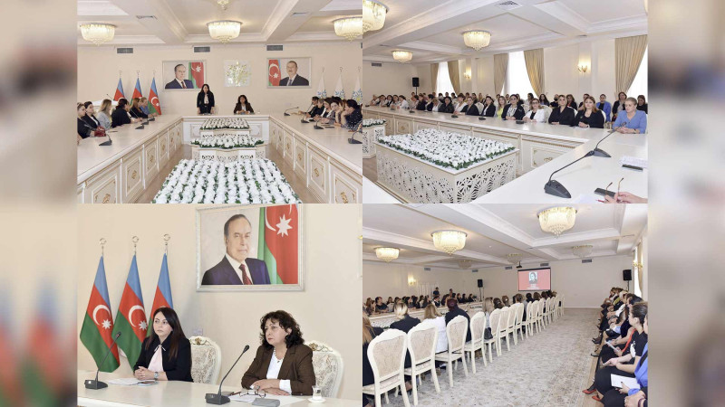 Sumqayıtda “Azərbaycan qadınlarının cəmiyyətdə rolu”ndan danışılıb
