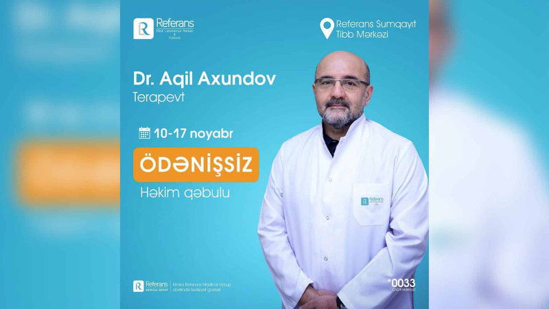 Sumqayıtda terapevt pasiyentləri ödənişsiz qəbul edəcək