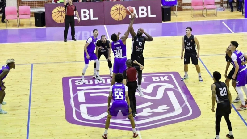 Sumqayıt Azərbaycan Basketbol Liqasının oyununa ev sahibliyi edib