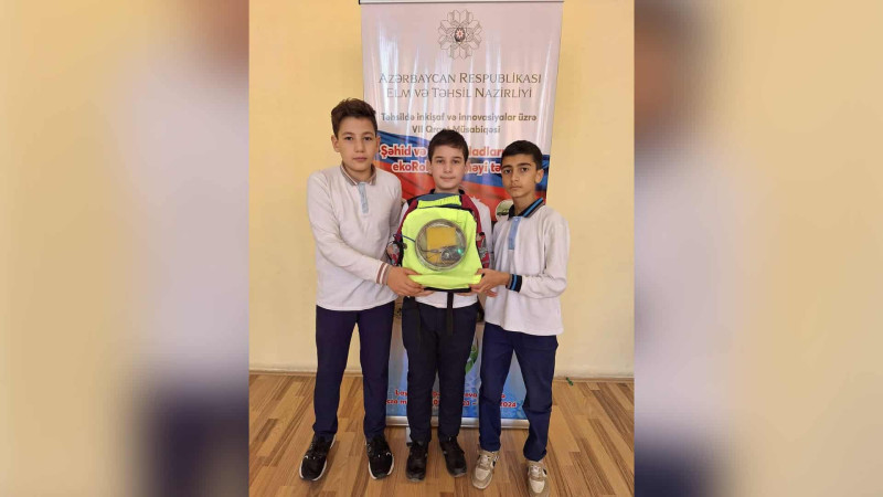 Şəhid övladı “Ekorobot dərnəyi təliminin finalında