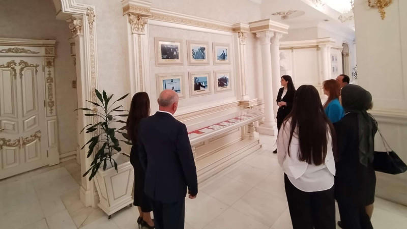 Sumqayıtda idarə kollektivi Heydər Əliyev Mərkəzini ziyarət edib