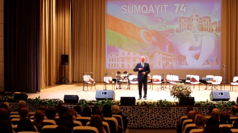 Sumqayıtın 74 illiyi təntənəli qeyd edilib